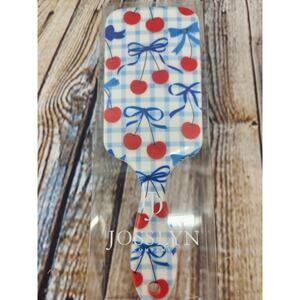 Josslyn Wet Brush Hair Brush NEW Blue Bow Cherries Detangle Brush